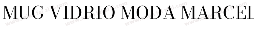 MUG VIDRIO MODA MARCELA字体转换